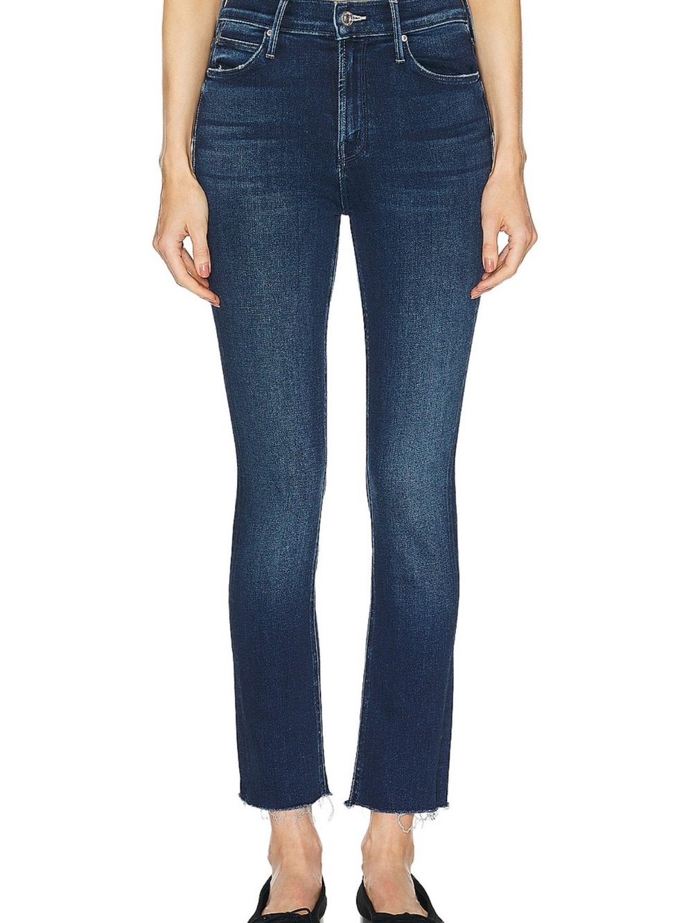 MOTHER Mid Rise Dazzler Ankle Fray C’est La Vie Jeans 28
